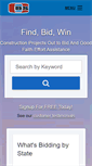 Mobile Screenshot of constructionbidsource.com